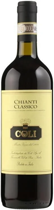 Вино Coli Chianti Classico DOCG Коли Кьянти Классико 2016 750 мл