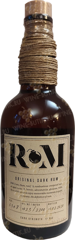 Ром RM Original Dark Rum РМ  700 мл