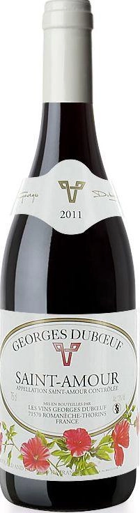 Вино Georges Duboeuf, Saint-Amour,Джордж Дюбеф, Сент-Амур, 2011, 0.75 л