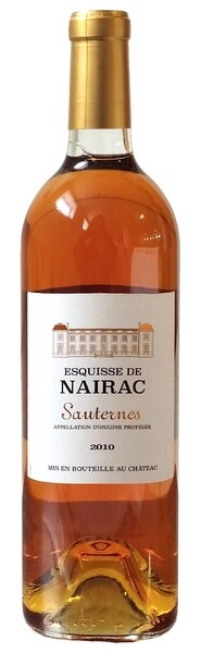 Вино Esquisse de Nairac   Sauternes  2010  750 мл  14,5%