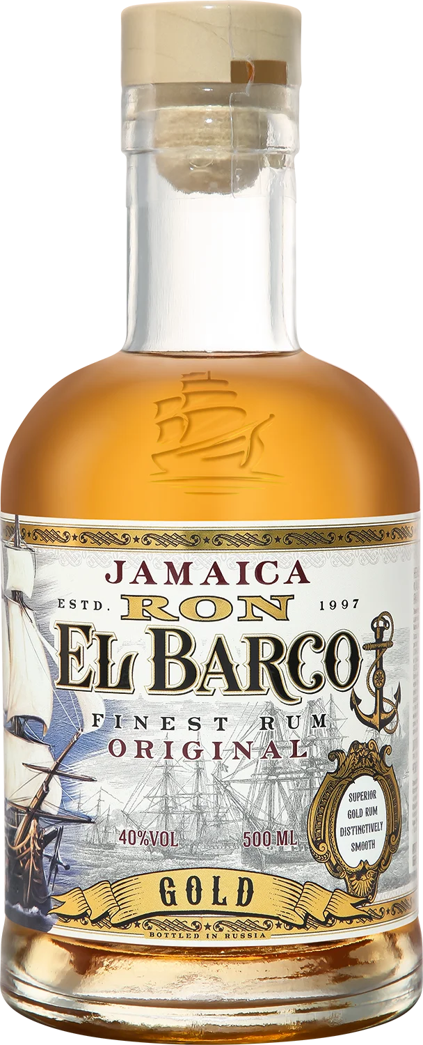 Ром КВКЗ ЭЛЬ БАРКО ГОЛД  500 мл 40%