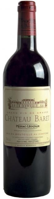 Вино  Chateau Baret  Rouge  Pessac-Leognan AOC Шато Баре  Руж   2012 750 мл