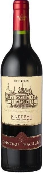 Вино  Крымское Наследие Каберне 750 мл