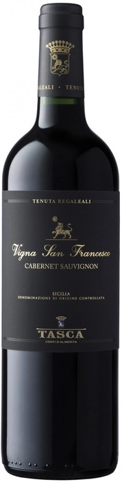 Вино Tasca d'Almerita Vigna San Francesco Cabernet Sauvignon Таска д'Альмерита Винья Сан Франческо Каберне Совиньон 2019 750 мл