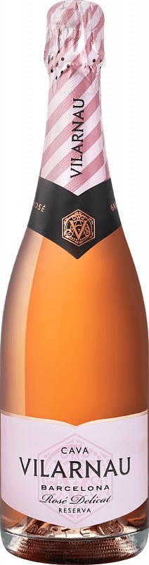 Игристое вино Vilarnau  Brut Reserva Rose Delicat Cava DO    750 мл