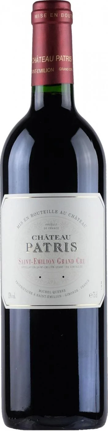 Вино Chateau Patris Saint Emilion Grand Cru AOC Шато Патрис 2012 750 мл