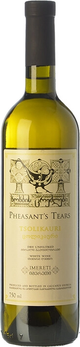 Вино Pheasant's Tears Tsolikauri Слезы Фазана Цоликаури 2020  750 мл  11,3%