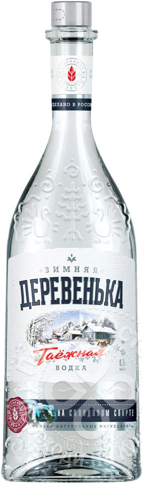 Водка  Зимняя деревенька Таежная 700 мл