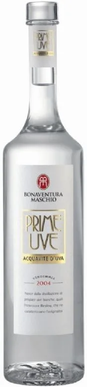 Аквавит Bonaventura Maschio, "Prime Uve" Acquavite d'Uva, Бонавентура Маскьо, "Приме Ува" Аквавите Д'Ува, в подарочной упаковке,2008,  700 мл