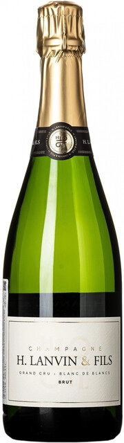 Шампанское Champagne H. Lanvin & Fils Grand Cru Blanc de Blancs Brut 2015 750 мл 12,5%