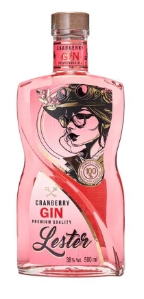 Джин  Lester  Blood  Cranberry  500 мл  38%