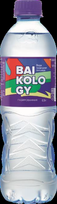 Вода  Байколоджи  питьевая газированная пластик 500 мл