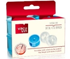 Форма для кубиков льда с отверстием Straw Ice Cubes