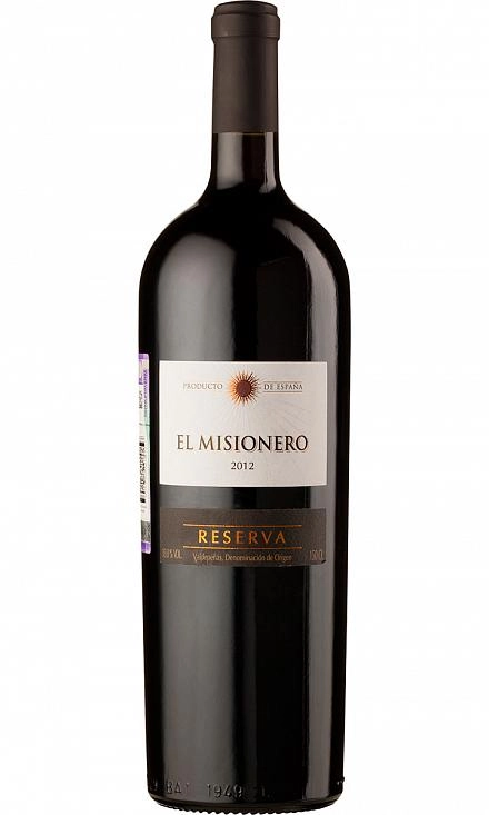 Вино  El Misionero  Reserva  Valdepenas DO Эль Мисионеро Резерва 1500 мл