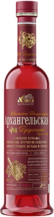 Настойка   Архангельская  Северная выдержка Брусника  500 мл