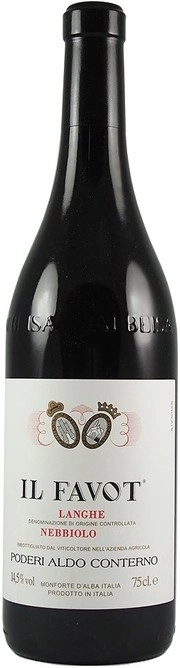 Вино  Il Favot  Langhe Nebbiolo DOC   2015  750 мл