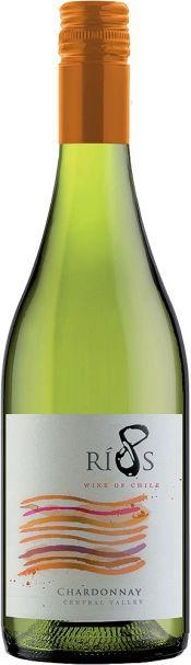 Вино 8 Rios Chardonnay 2019 750 мл