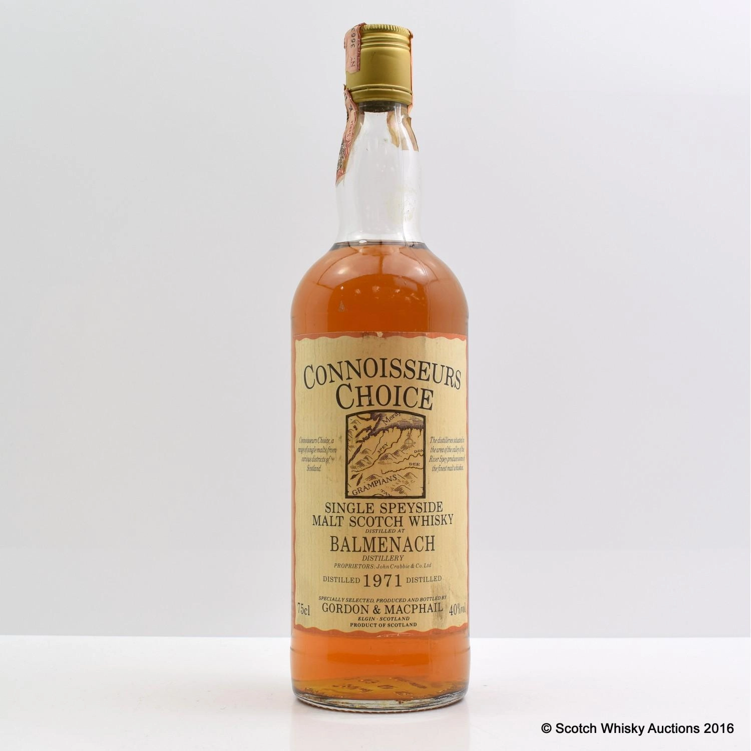 Виски "Connoisseur's choice" Balmenach, "Выбор знатока" Балменах, 1971,  40% 50cl.