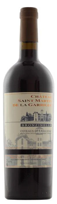 Вино Chateau Saint Martin de la Garrigue Bronzinelle Red Шато Сен-Мартан де ля Гарриг Бронзинелли Красное 750 мл