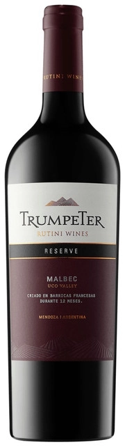 Вино Rutini Wines Malbec Reserve Mendoz. Trumpeter Рутини Вайнз Мальбек Резерв Мендоза Трумпетер 2022   750 мл