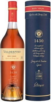 Ром Valdespino Ron Viejo in tube 700 мл