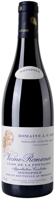Вино Vosne-Romanee Clos de La Fontaine AOC Домен А.-Ф. Гро Вон-Романе Кло де ла Фонтен 2015 750 мл