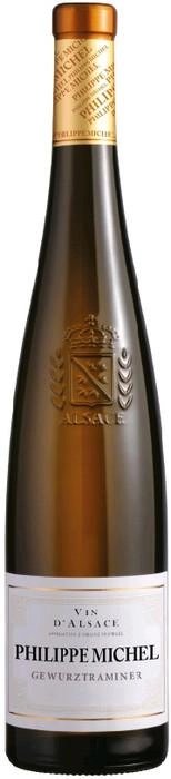 Вино   Philippe Michel Gewurztraminer, Alsace AOC  Филипп Мишель  Гевюрцтраминер  750 мл