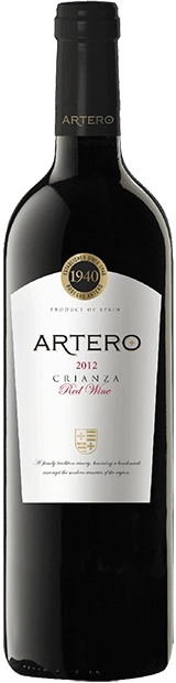 Вино Viñedos y Bodegas Muñoz, Artero Crianza, Виньедос Бодегам Муньос, Артеро Крианса, 2015 750 мл