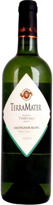 Вино TerraMater,  TerraMater Vineyard  Sauvignon Blanc ТерраМатер Виньярд  Совиньон Блан 2014 750 мл