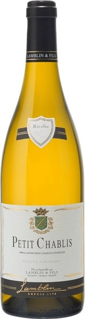 Вино Lamblin & Fils  Petit  Chablis AOC Ламблен & Фис Пти  Шабли 2018 750 мл