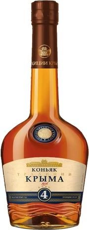 Коньяк Российский четырехлетний Традиции Крыма  500 мл