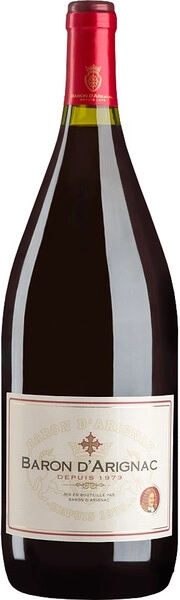 Вино Baron d'Arignac rouge med dry  1500 мл