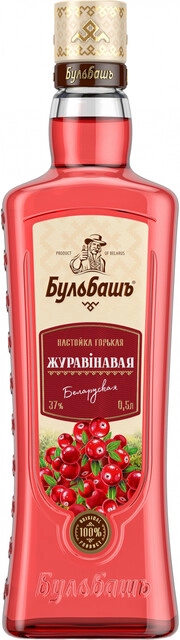 Настойка горькая   Бульбашъ  Журавинавая Беларуская  500 мл