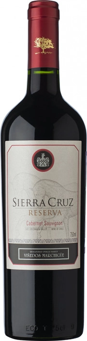Вино  Sierra Cruz  Cabernet Sauvignon Reserva  Colchagua Valley DO   750 мл