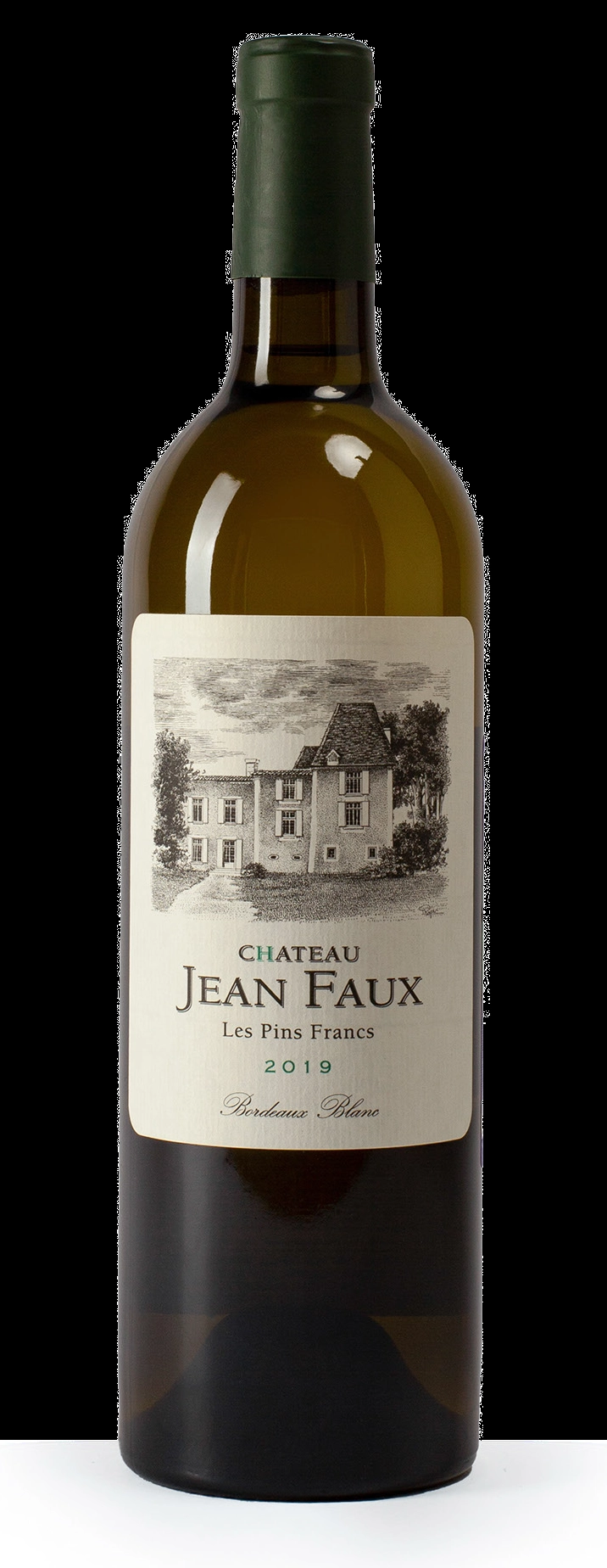 Вино CHATEAU JEAN FAUX  LES PINS FRANCS BORDEAUX BLANC 2019 750 мл 14%