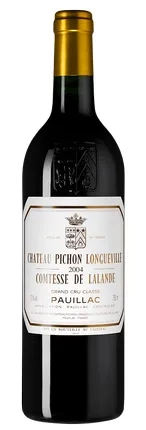 Вино Chateau Pichon Longueville Comtesse de Lalande    2004  750 мл  13%