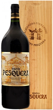 Вино  Tinto Pesquera  Reserva  Ribera del Duero DO  wooden box red ry   2007 3000 мл