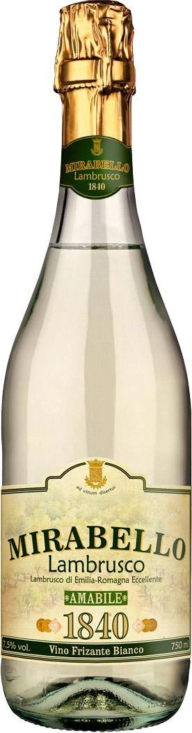 Игристое Вино Chiarli 1860 Mirabello  Bianco Lambrusco di Emilia-Romagna IGT  750мл