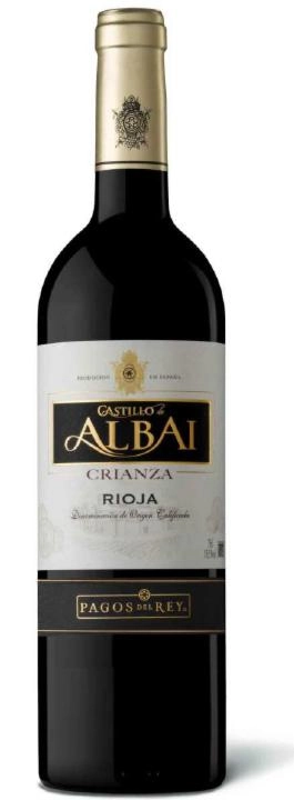 Вино Pagos del Rey Castillo de Albai Crianza Rioja Пагос дель Рей Кастильо де Альбаи Крианса Риоха 2016  750 мл