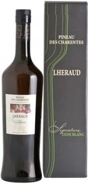 Вино Lheraud Pineau Charentais Signature Ugni Blanc Леро Пино Шарант Сигнатюр Уни Блан в подарочной коробке 750 мл