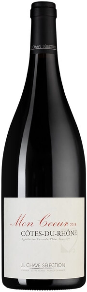 Вино Chave Mon Coeur  Cote-du-Rhone AOC   2018 1500 мл