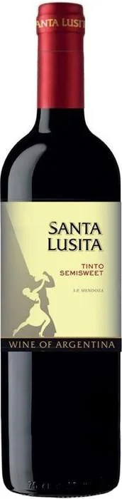 Вино Santa Lusita Tinto Semisweet  Санта Лусита Красное полусладкое 750 мл