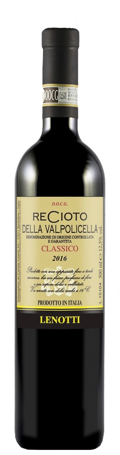 Вино Lenotti LENOTTI "RECIOTO" DELLA VALPOLICELLA DOCG CLASSICO, Ленотти «РЕЧОТО» ДЕЛЛА ВАЛЬПОЛИЧЕЛЛА КЛАССИКО DOCG 750 мл