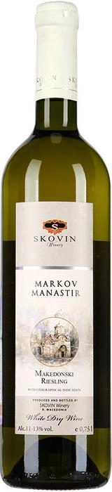 Вино Markov Manastir Riesling Марков Монастырь Рислинг 750 мл