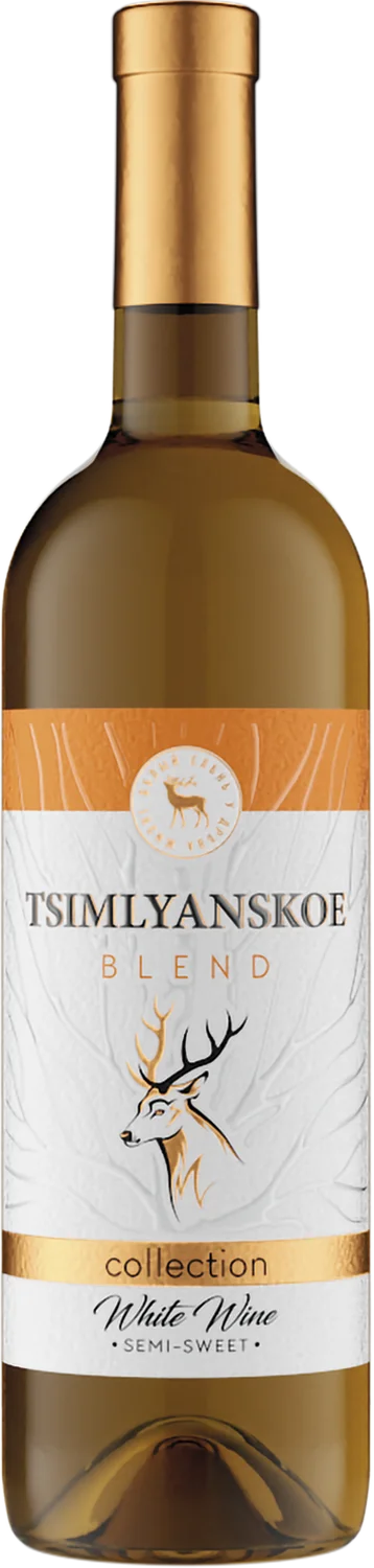 Вино  Цимлянское Бленд белое  полусладкое 2022 750 мл 11%