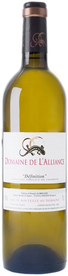 Вино Domaine De L'Alliance Definition Sec 2023  750 мл