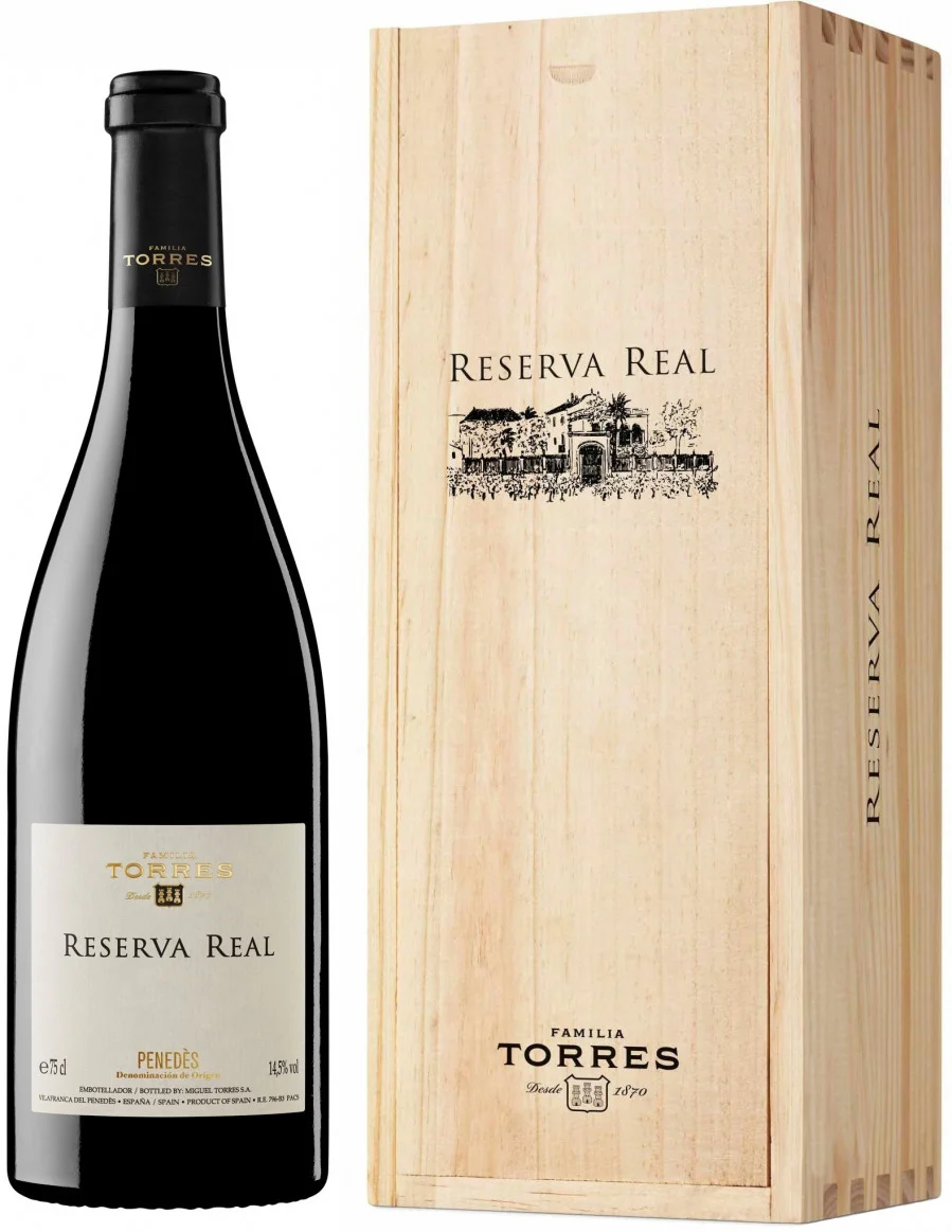Вино Torres  Reserva Real, Penedes DO  Торрес  Ресерва Реал  в п/у 2013  750 мл