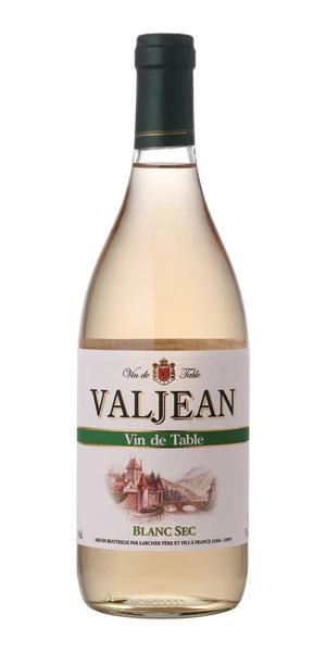 Вино Valjean Blanc Sec Вальжан Блан Сек белое сухое 750 мл