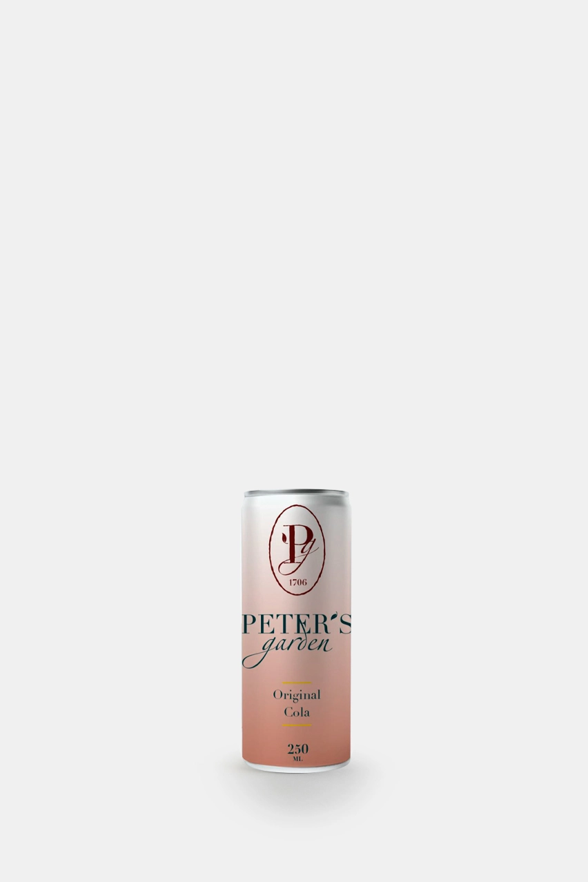 Вода Peter's Garden Original Cola in can Петер'с Гарден Кола в жестяной банке 250 мл