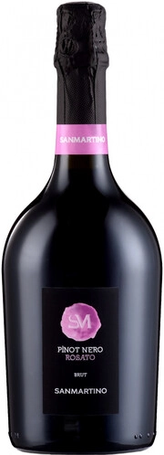 Игристое вино San Martino   Pinot Nero Rosato Brut   750 мл